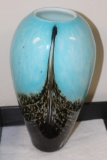 Large Art Glass Vase