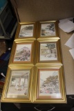 Lot of 6 Oriental/Chinese Prints
