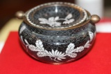 Antique Flip Cloisonne Ashtray