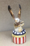 Eagle Ceramic Trinket Box