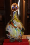 Art GlassClown Decanter