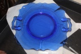 Cobalt Blue Glass Tray
