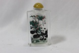 An Inside Painting Crystal or Glass Snuff Bottle