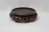 A Carved Wooden Stand
