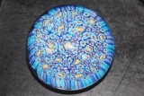 Art Glass Millifiori Paperweight