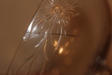 Signed B. Rich Lucite Bottle