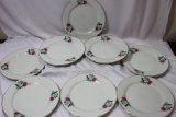 Set of 8 Chinese Salad Plates