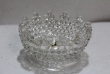 A Pressed Glass Nut Bowl