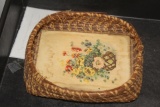Vintage Pine Needle Basket
