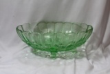 A Green Glass Fruitbowl
