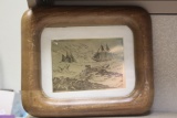 Lionel Barrymore Gold Foil Etching