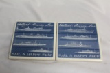 Lot of Two Delft Tile Coasters