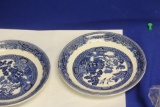 Lot of 2 Willow Saucers