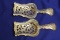 A Pair of Hallmarked Sterling Reticulated Scoop?