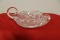 American Brilliant Cut Crystal Candy Dish