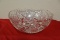 Large American Brilliant Cut Crystal Bowl