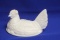 A Milk Glas Candy Dish Top Only