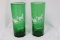 Set of Two Forest Green Tumblers