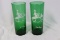 Set of Two Forest Green Tumblers