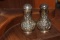 Ornate Pair of Sterling Salt and Pepper Shakers