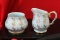 A Ceramic Cream and Sugar Container