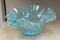 Antique/Vintage Foliated Artglass Bowl