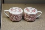 English? Salt and Pepper Shakers