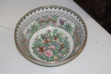 Decorative Chinese Rose Medalliion Bowl