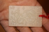 Carved Jade or Hardstone Pendant