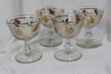 A Retro Libbey Champagne Sherbet Champagne Glasses