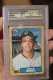 Graded Matt Nokes Rookie Card