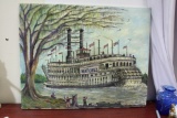 An Oil on Canvas
