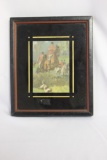 A Framed Hunting Print