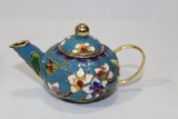A Small Chinese Cloisonne Teapot