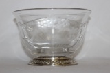 A Sterling Rim (Marked ) Bowl