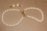 Anne Klein Faix Large Pearl Necklace