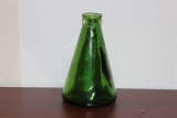 An Old Green Glass Beaker