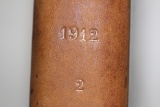 1912 French Illustration Hardcover Book
