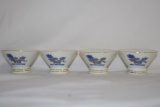 Lot of 4 Saki Cups