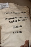 Westward Journey $25 Bag of Nickels