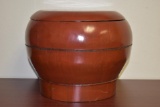 Vintage Chinese Wooden Rice or Food Holder