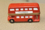Limoges Peint Main Bus Trinket Box