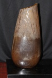 A Tall Artglass Vase