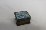 A Marked Enamel Pill Box