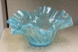 Antique/Vintage Foliated Artglass Bowl