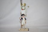 A Very Rare Faev Metal Soldier With Flag