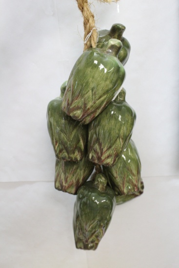 A Hanging Ceramic Fruit