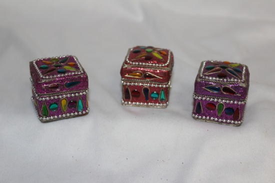 3 Box Form Candle Sticks