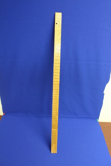 A Vintage Wooden Tree Ruler?