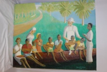 A Signed and Dated Joyce Van Tassel Page Painting